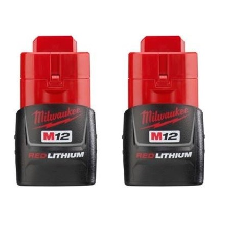 Milwaukee Tool M12 12-Volt Lithium-Ion Compact Battery Pack 1.5Ah 48112411